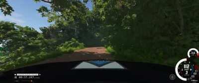 Some fast Rallying on jungle rock island