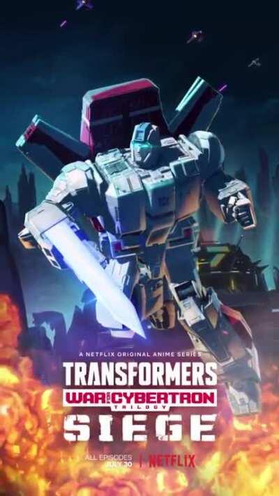 Netflix war for cybertron jetfire poster animated