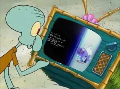 Kumoko show visit Bikini Bottom and Squidward love it