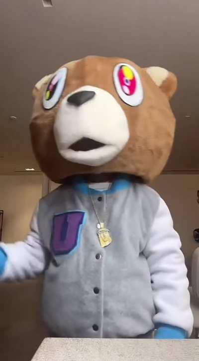 North West’s Halloween costume is Graduation Bear (via tiktok)
