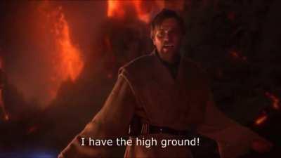 The continuation. (Anakin vs obi-wan jap dub)