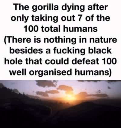 Should have been made in God’s image like us