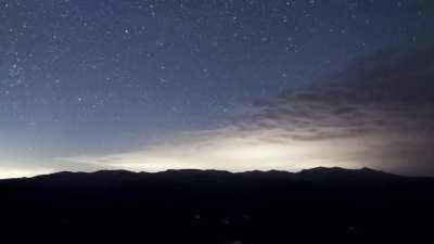 Perseid Meteor Shower Holy Grail. Canon Rebel T5. Pollock Pines, CA