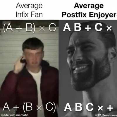 I have no time to deal with your pesky parenthesis.