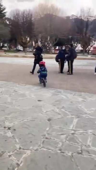 Lil man understood the assignment