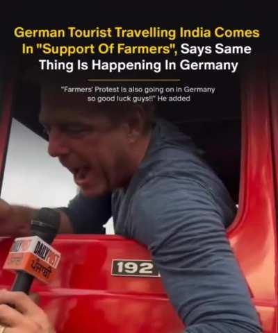 German Tourist Travelling India Comes In 