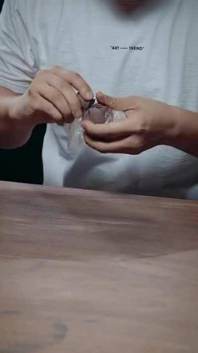 After all that work, Danjo would probably still throw it away.