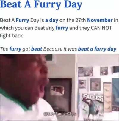 About an hour late, happy hunting boys