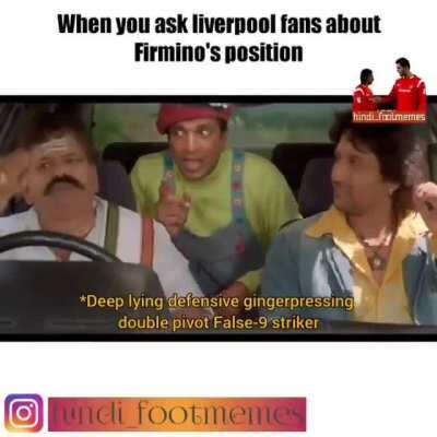 Rival fans reacting to the roles of Firmino