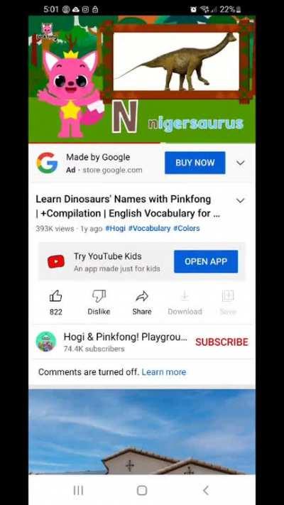 it's pronounced nEEgersaurus