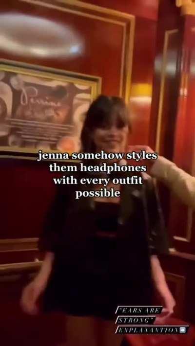 Ms. Ortega pulls it off