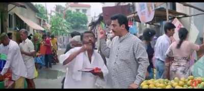 27 years of Avvai Shanmugi. One of the best single shot scenes from a Tamil film.