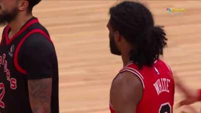 [Highlight] Coby White cocks it back on Stanley Johnson