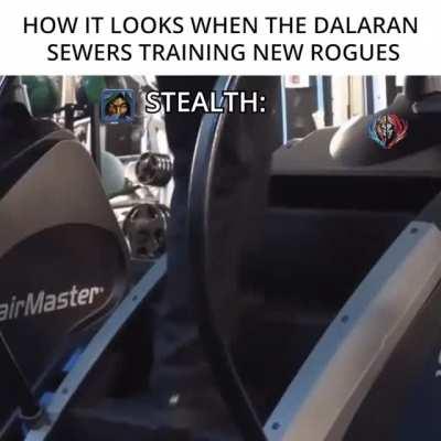 An ordinary day of a rogue be like: