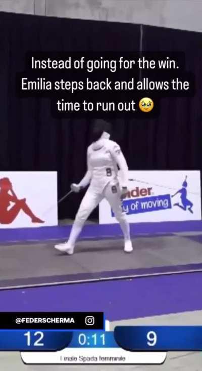 Sportsmanship at its best 