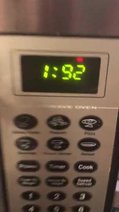 Blursed microwave