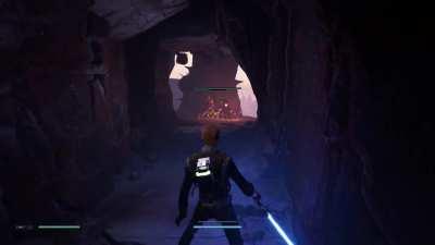 [Jedi: Fallen Order] Imagine me, dodging behind a wall
