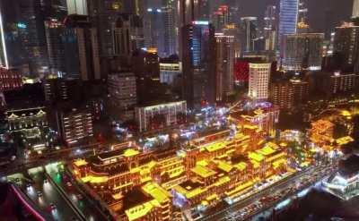 Chongqiing, China is getting ever closer to making Cyberpunk a reality…