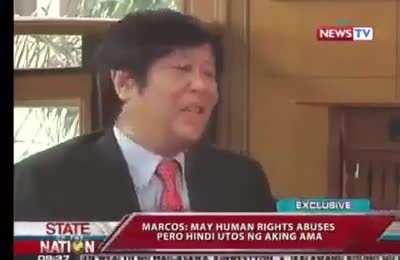 I just saw this short clip. Anyone knows what was the question?