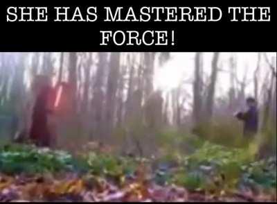 The force is strong with this one