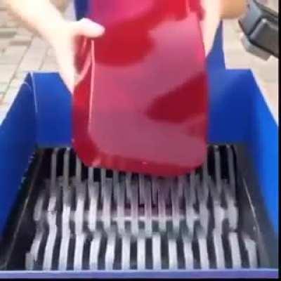 The sound of jello being shredded