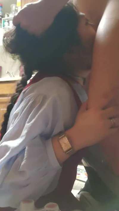 All the way down in one thrust!