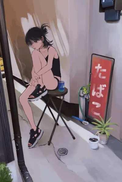 Nothing to do (@tami_moon02) [Original]