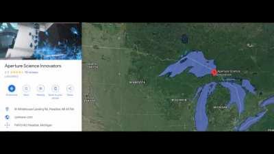 Oh, so Aperture is fictional eh?