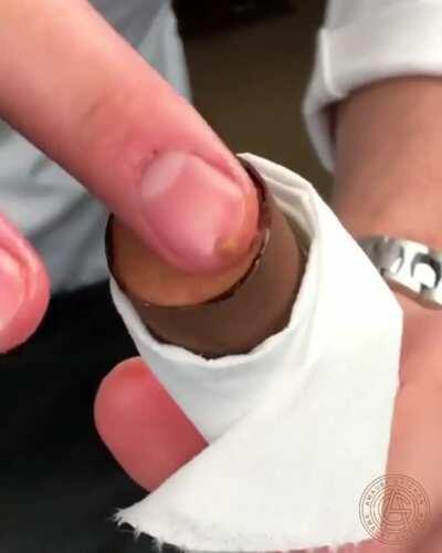 Edible cigar by: Amaury Guichon