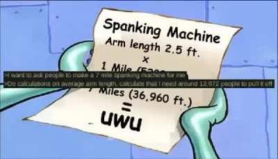 The 7 Mile Spanking Machine (Animated)