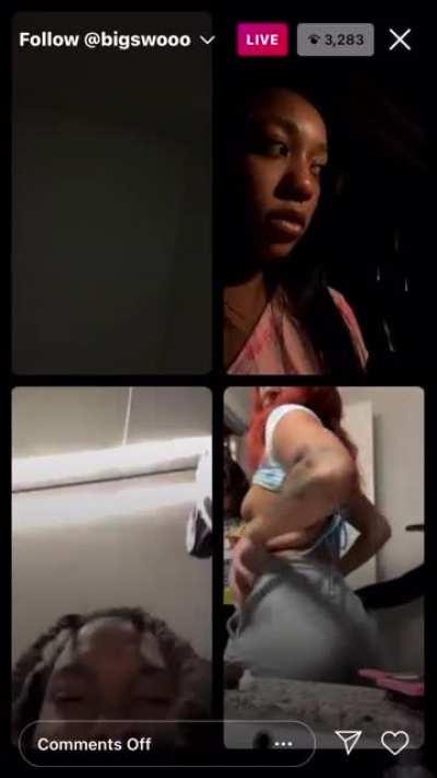 Her and swags live from tdy🤝