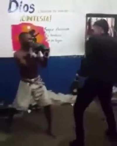 Friendly Bout: Brazilian Prisoner vs. Guard