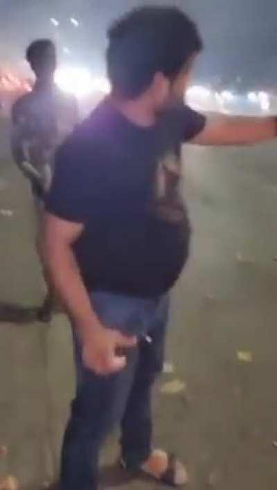 Diwali celebration(sarcastic) celebration at Sindhubhavan.