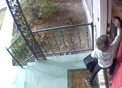 He tried to lock his brother out