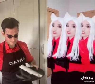 Now that's how you Helltaker cosplay