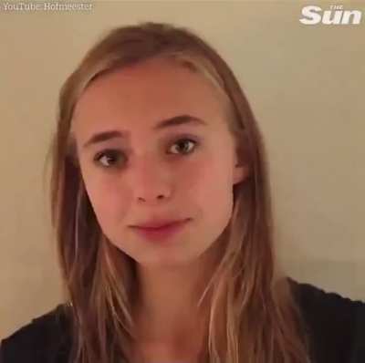 The father filmed his daughter's photo every week until she turned 20