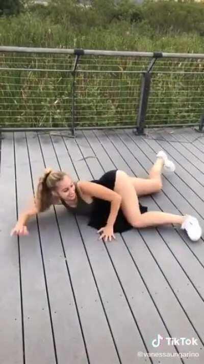 Why even wear the skirt at this point