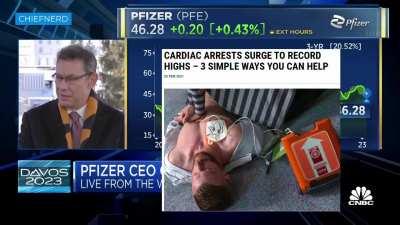 Pfizer CEO Responds to Reports of Sudden Cardiac Arrests Post-Vaccination