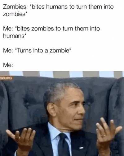 They can turn us into zombies,but why can’t we turn them into humans?