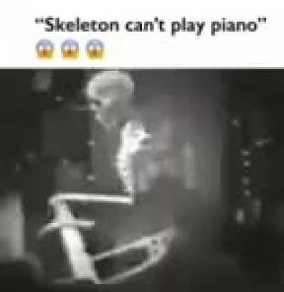 Didn't know 💀 was talented at piano