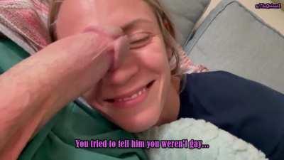 [Kik: 716Throw Discord: TheCumBud#1173] Movie night with my new roommate got interesting. I just knew he wanted it once he saw it pop out my pants.