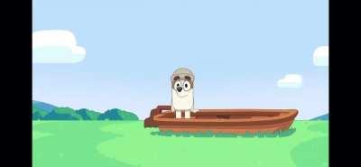 It sounds like they added in the line “it’s up to you, Jack” later cuz it doesn’t sound like Bluey’s voice and her mouth isn’t moving either