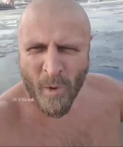 This dude eating eyes