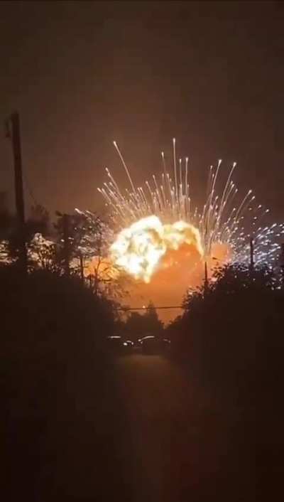 Good morning russia. Explosions in Tikhoretsky, from two drones