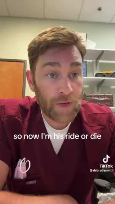 His patient mustâve been Mr. Dontaiðµðð«µð¾