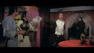 This Lau Kar-leung choreography from Dirty Ho is something else