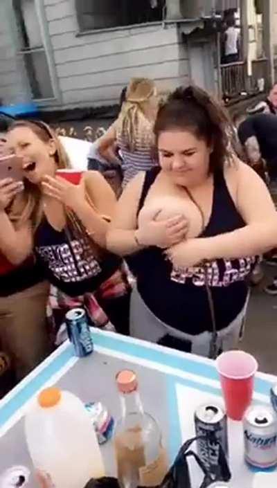 That titty has some weight to it