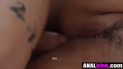 Stepmom's Tight Asshole Gets a Welcomed Surprise from Stepson's Cock