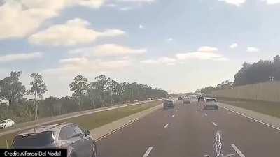 Dashcam footage of the Challenger 600 Crash in Naples