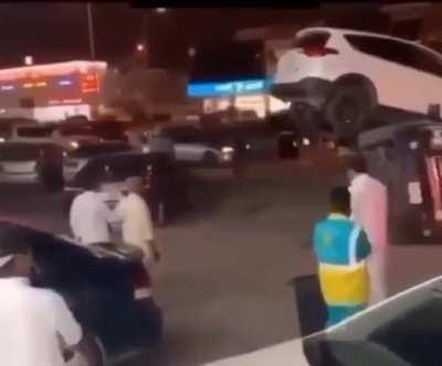 They were playing Tetris...